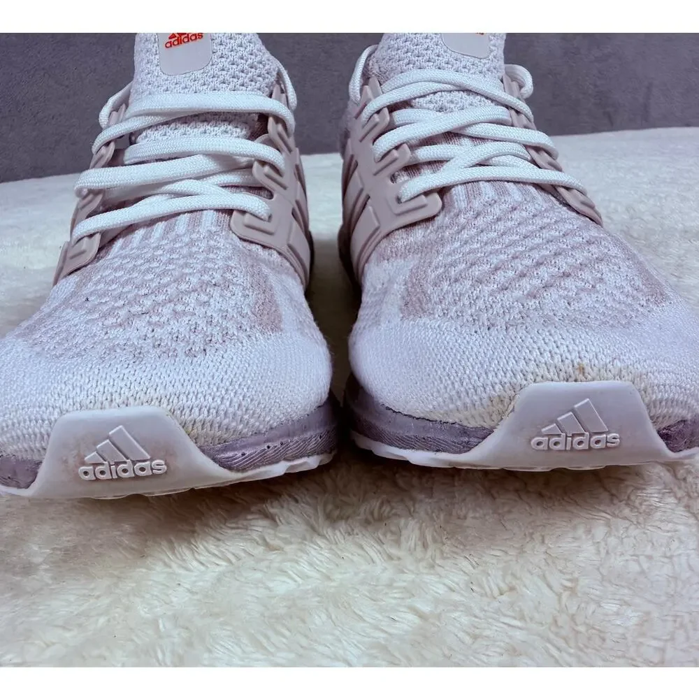 adidas UltraBoost Women’s Size 7 White Lavender Purple Boost Running Shoes